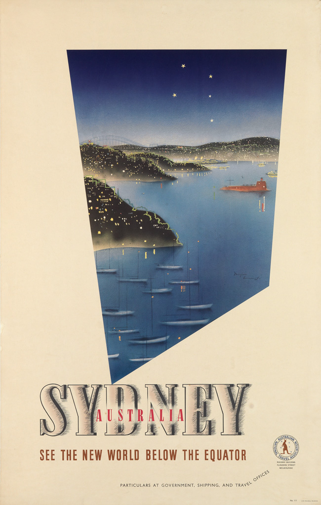 Appraisal: DOUGLAS ANNAND - SYDNEY AUSTRALIA SEE THE NEW WORLD BELOW