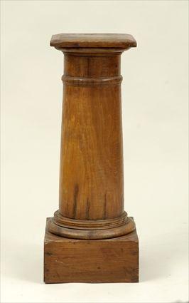 Appraisal: Neoclassical-Style Pinewood Pedestal x x in