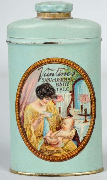 Appraisal: Vantines Talc Tin Description Manufactured by A A Vantines and