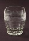 Appraisal: CUT GLASS CELERY - th C clear cut glass celery