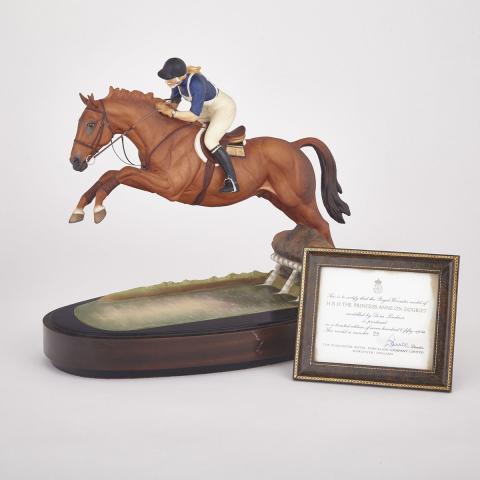 Appraisal: Royal Worcester Equestrian Figure H R H The Princess Anne