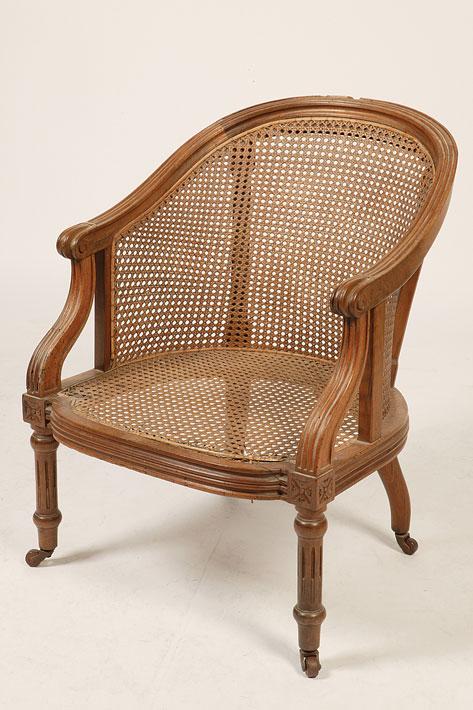 Appraisal: ROBERT STRAHAN OF DUBLIN An th century French style bergere