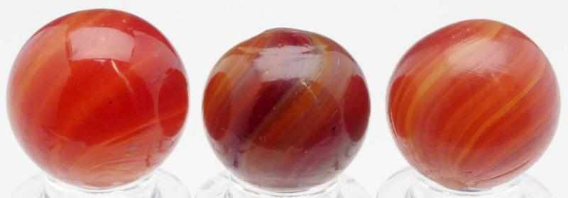 Appraisal: Lot of Butterscotch Swirl Marbles Nice set of this example