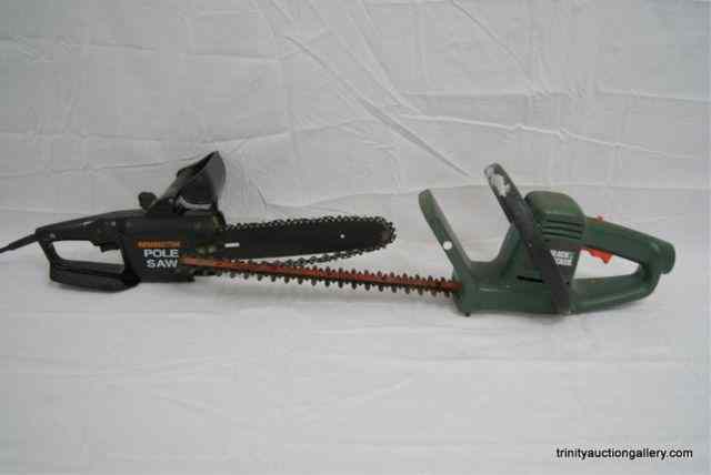 Appraisal: Electric Powered Chain Saw Hedge TrimmerThis is for a Remington