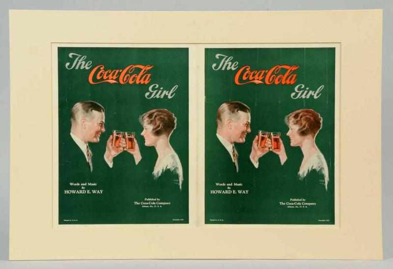 Appraisal: Coca-Cola Sheet Music Features artwork by Fred Mizen Nice graphics