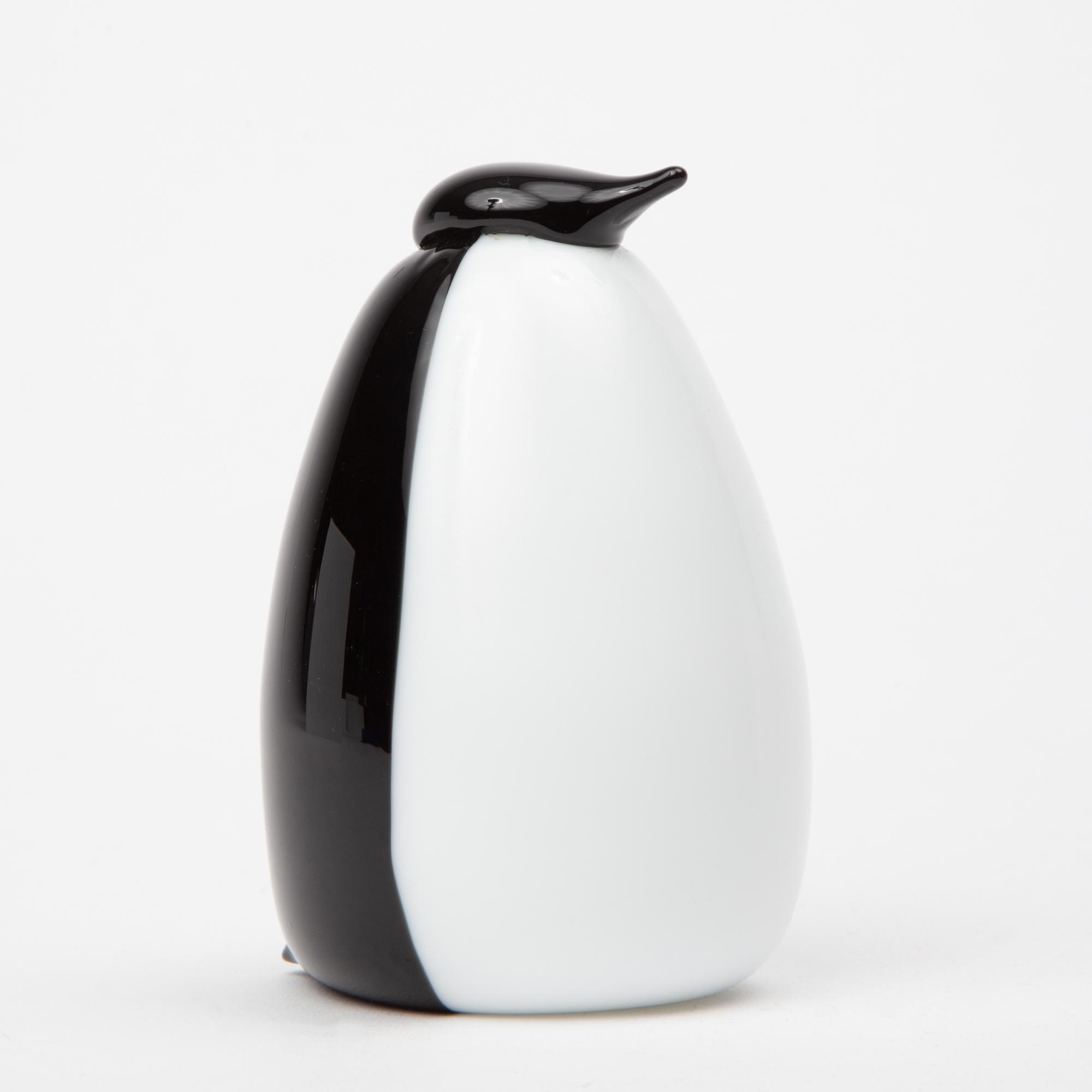 Appraisal: OIVA TOIKKA FOR IITTALA ART GLASS PENGUIN Oiva Toikka b