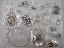 Appraisal: A quantity of silver white metal tests silver and white