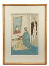 Appraisal: JAPANESE WOODBLOCK - Yokohama-e Western Subject Oban Tate-e of European