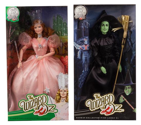 Appraisal: Sale Lot Two Pink Label th Anniversary Wizard of Oz