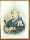 Appraisal: CHROMOLITHO - Queen Victoria in Memoriam Sixty-Four Years a Queen