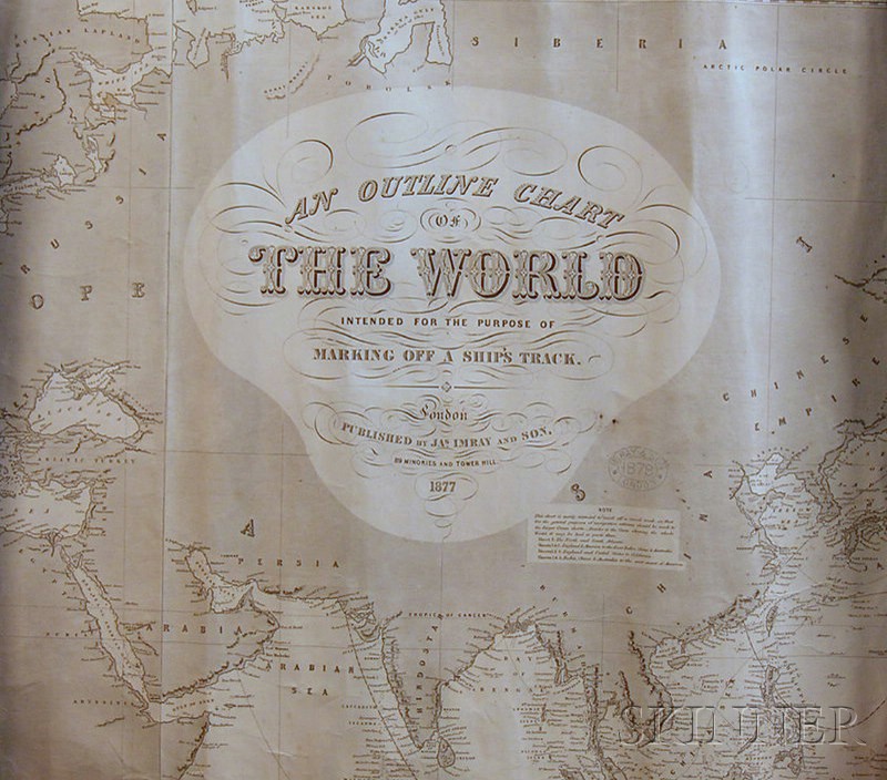 Appraisal: World View Imray James An Outline Chart of the World