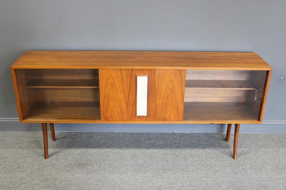 Appraisal: MIDCENTURY Possibly Vladimir Kagan Wall Unit Was in house with