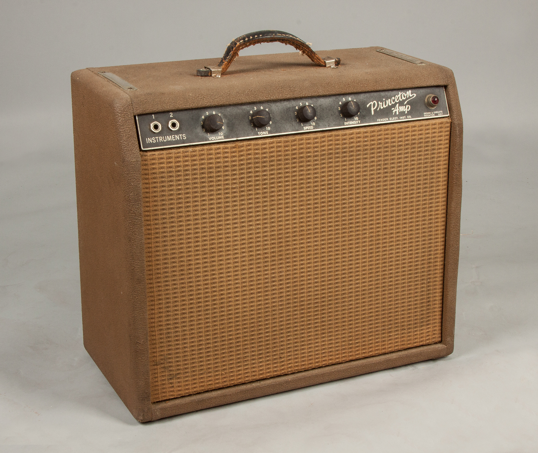 Appraisal: Fender Brown Princeton Amp Model G Production Power supply volts