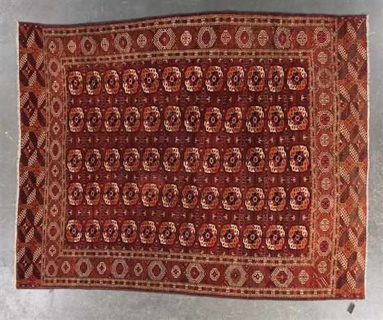 Appraisal: Antique Tekke Bohkara rug Turkestan circa x Estimate - Good