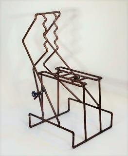 Appraisal: Jim Raglione Copper Pipe Chair Sculpture NEW YORK TH CENTURY