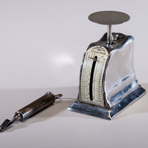 Appraisal: Tiffany Company American Early th Century Silver Postal Scale and