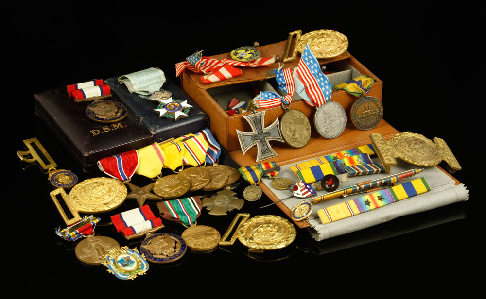 Appraisal: - Collection of US and International Military Medals Collection of