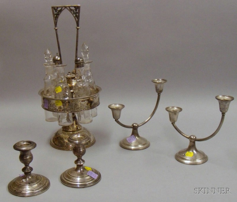 Appraisal: Five Pieces of Silver and Silver Plate including a silver