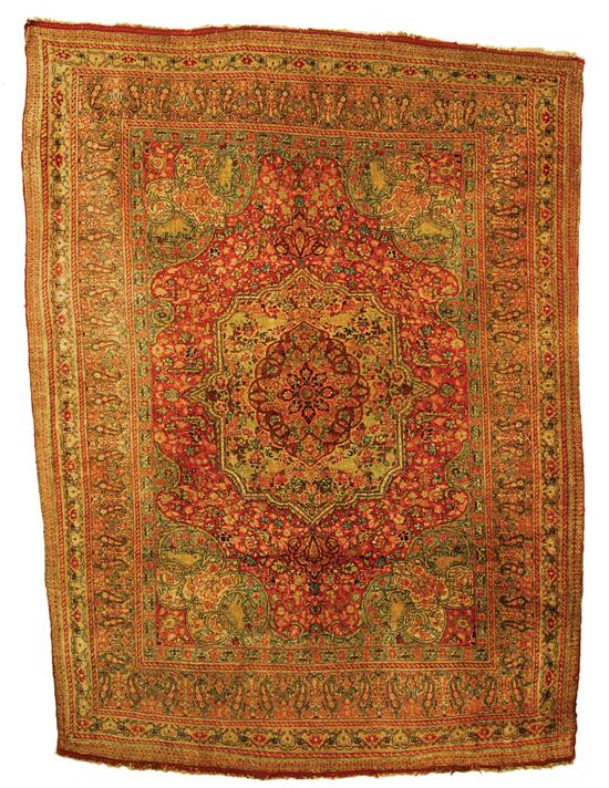 Appraisal: BIDJAR RUG Persia late th century feet x feet inches