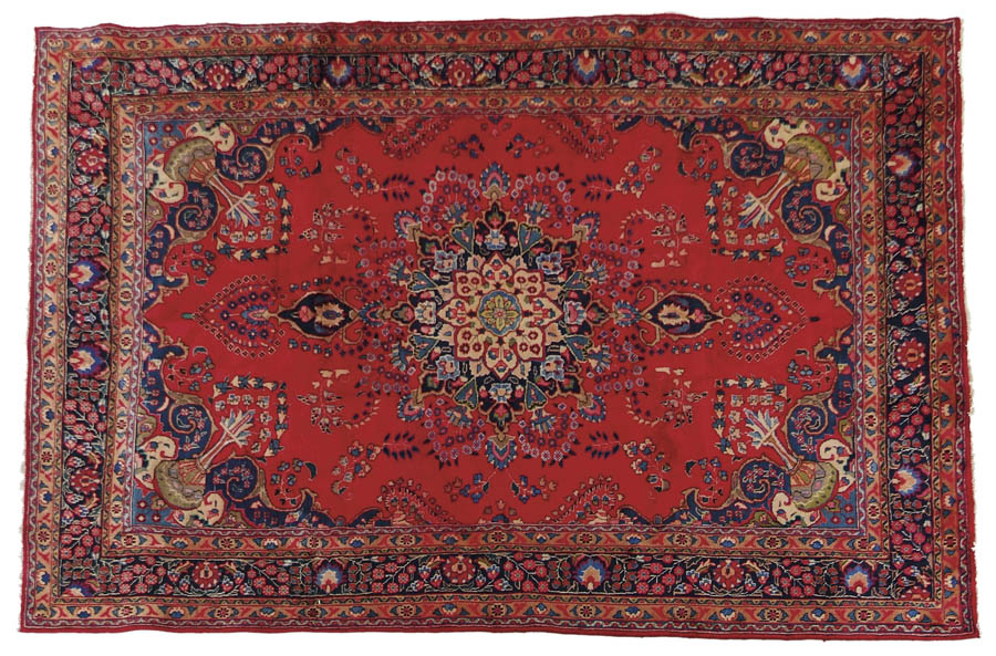 Appraisal: ROOM SIZE ORIENTAL MASHAD CARPET Last half of the th