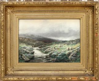 Appraisal: DAVID FARQUHARSON WATERCOLOR DAVID FARQUHARSON WATERCOLOR H W LANDSCAPE David