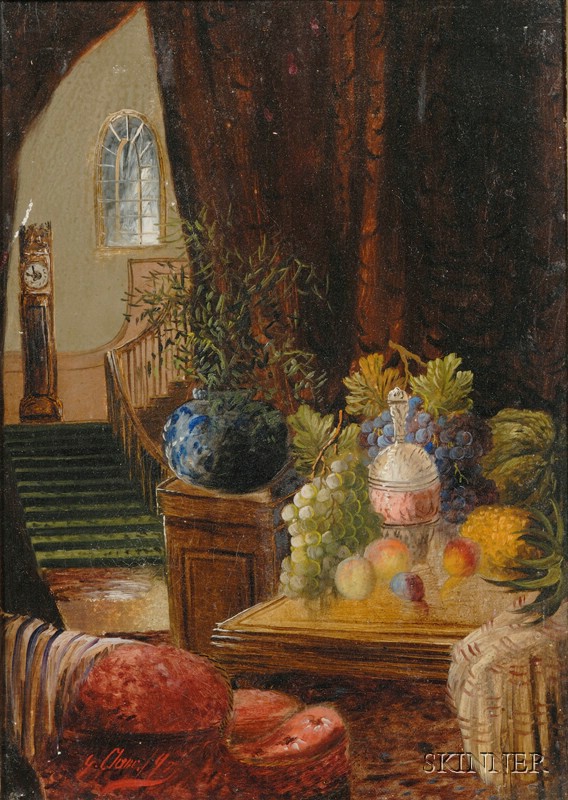 Appraisal: Attributed to George Clare British - Opulent Still Life and