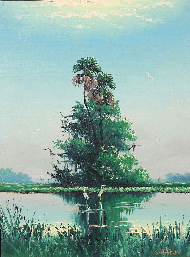 Appraisal: NEWTON Sam American th Century Florida Highwaymen St Johns River