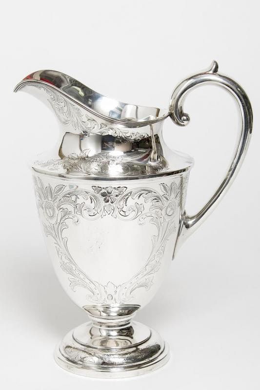 Appraisal: American Sterling Pitcher by Meriden Britannia Co Sterling silver pitcher