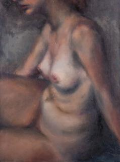 Appraisal: Edwin Dickinson Nude Oil On Canvas Mid-century oil on canvas