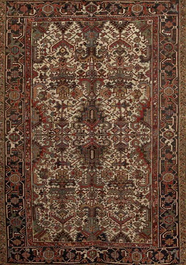 Appraisal: Antique Heriz Carpet ' x '