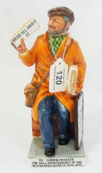 Appraisal: Royal Doulton figure Newsvendor HN limited edition