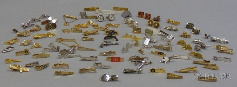 Appraisal: Small Group of Assorted Costume Cuff Links and Tie Tacks