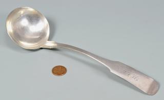 Appraisal: B B Marsh KY Coin Silver Gravy Ladle Kentucky Coin