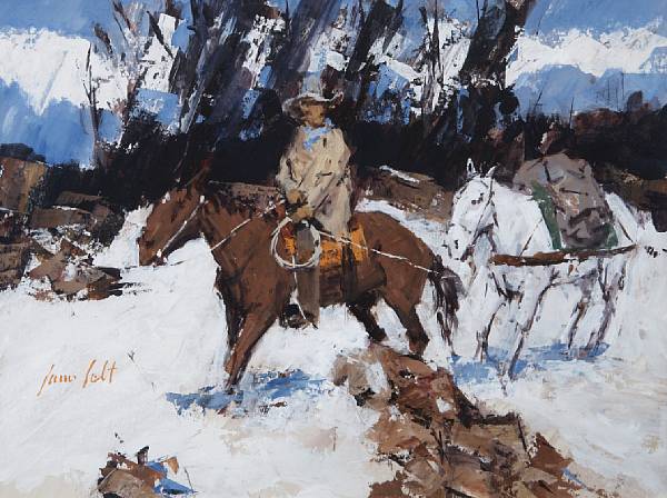 Appraisal: James Colt American - On the Mogollon Rim On to