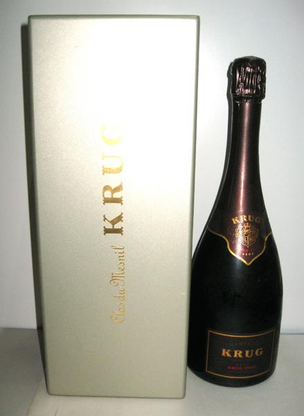 Appraisal: A BOTTLE OF KRUG CHAMPAGNE BRUT ML A BOTTLE OF