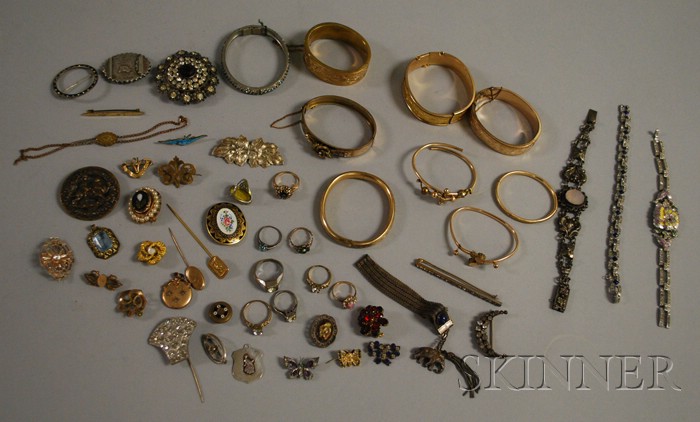 Appraisal: Group of Victorian and Estate Jewelry including a number of