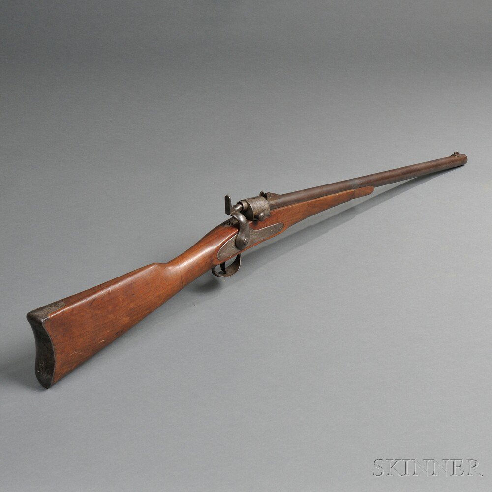 Appraisal: Joslyn Model Carbine c - walnut stock with two cartouche