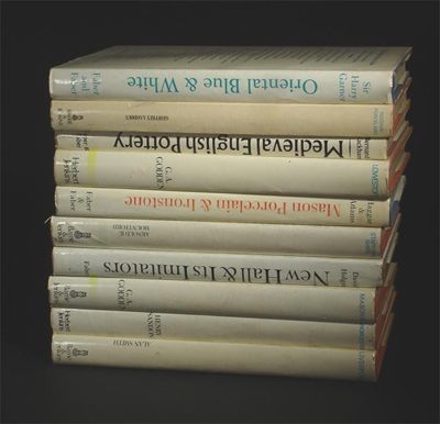 Appraisal: A collection of reference books including oriental blue and white