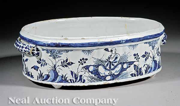 Appraisal: A French Faience Tureen th c probably Nevers in the