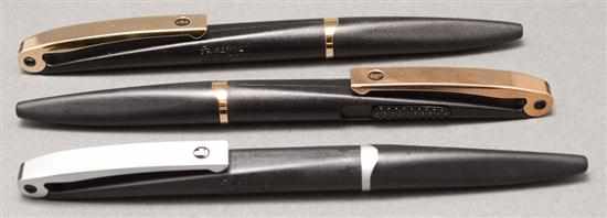 Appraisal: Three Pelikan ''No '' ballpoint pens Estimate - Pen s