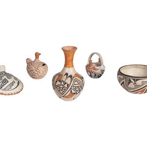 Appraisal: Collection of Acoma Pottery second quarter th century lot of