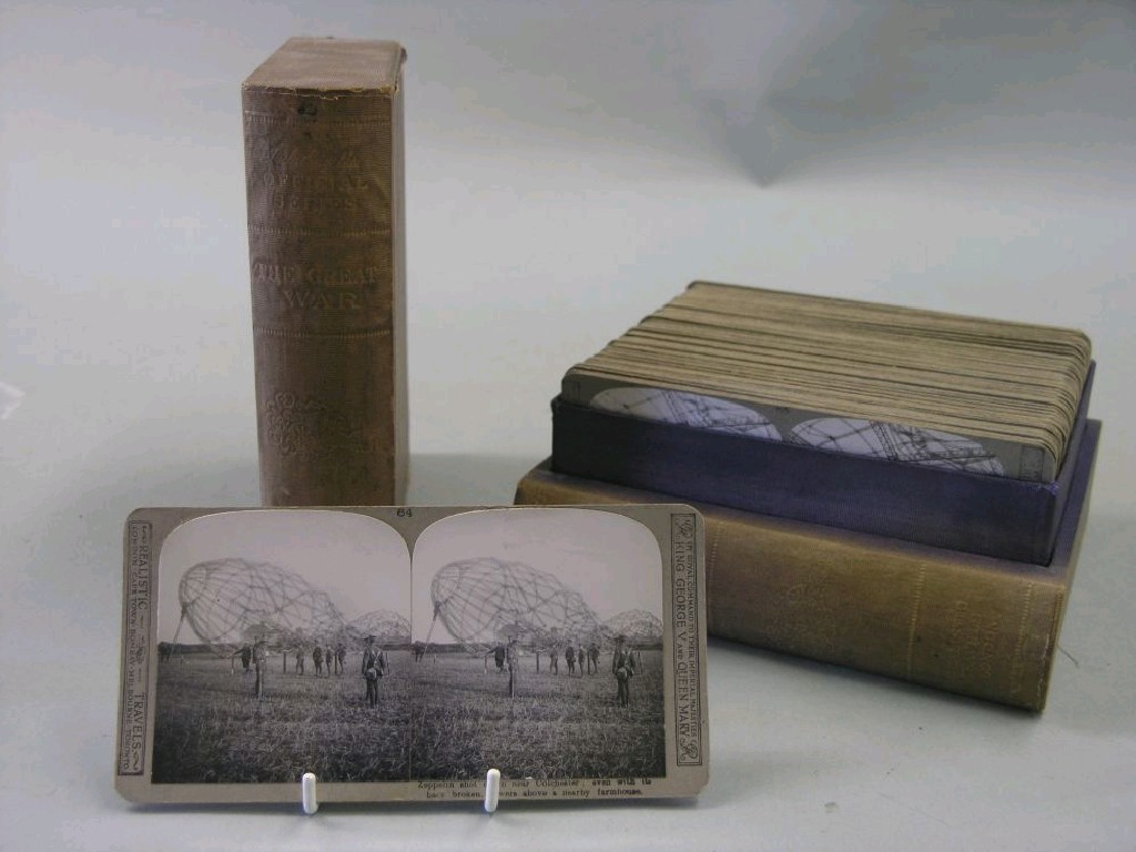 Appraisal: A collection of stereoscopic slides 'The Great War' showing the