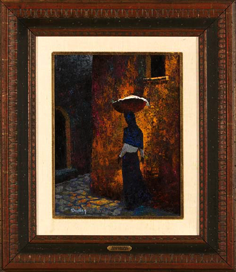 Appraisal: Jack Dudley American California - Village Woman oil on masonite