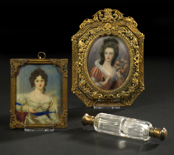 Appraisal: After Sir Thomas Lawrence English - rectangular portrait miniature of