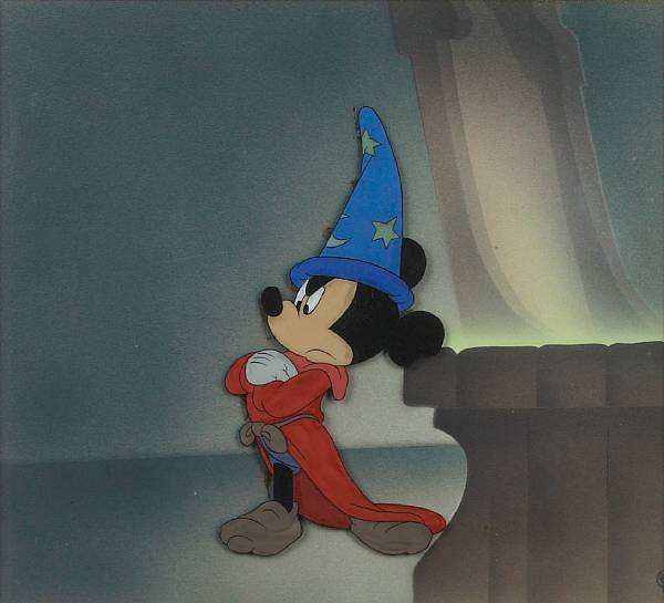 Appraisal: A Walt Disney celluloid from Fantastia gouache on trimmed celluloid