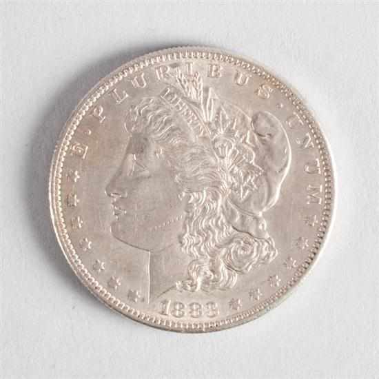 Appraisal: United States Morgan silver dollar S AU- Estimate - Coin