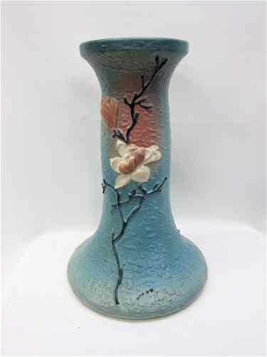 Appraisal: ROSEVILLE AMERICAN ART POTTERY JARDINIERE STAND in the Magnolia pattern