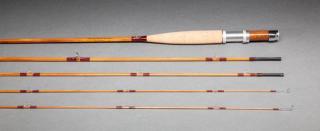 Appraisal: Four Travel Rods Orvis Manchester VTImpregnated Rocky Mountain Fly Spin