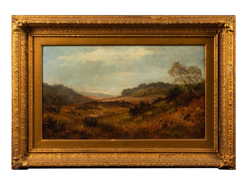 Appraisal: Henry W Henley British - Cannock Chase near Penkridge Henry