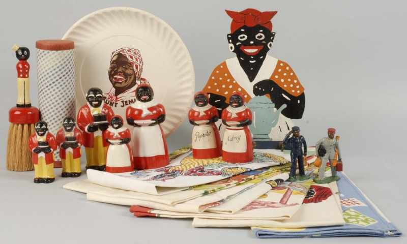 Appraisal: Large Lot of Black Memorabilia Description Includes two Aunt Jemima